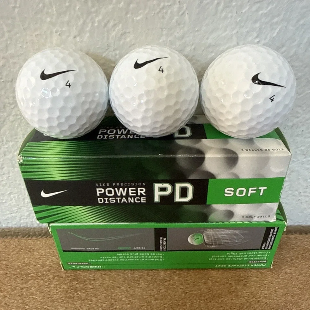 6-Pack Nike Precision Power Distance PD Soft Golf Balls - NEW - ‎ 3 Balls each